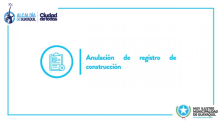 Anulación de Registro de Construcción