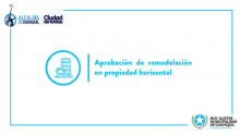 Aprobación de remodelación en propiedad horizontal