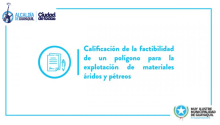 Factibilidad de un polígono para la explotación de materiales áridos y pétreos
