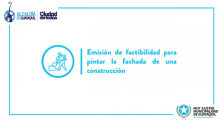 Emisión de factibilidad para pintar la fachada de una construcción