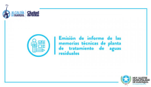 Emisión de informe de las memorias técnicas de planta de tratamiento de aguas residuales