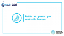 Emisión de permiso para construcción de rampas