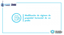 Modificación de régimen de propiedad horizontal de un predio
