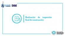 Realización de inspección final de construcción