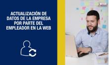 Actualización de datos de la empresa por parte del empleador en la Web
