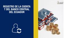 Registro de la cuenta T del Banco Central del Ecuador