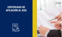 Certificado de afiliación al IESS