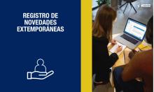 Registro de novedades extemporáneas