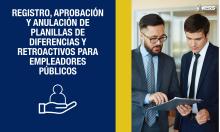 Registro, aprobación y anulación de Planillas de diferencias y retroactivos para empleadores públicos