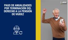 Pago de anualidades por terminación del derecho a la pensión de viudez