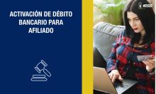 Activación de débito bancario para afiliado