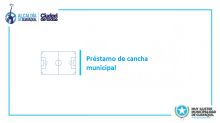 Préstamo de cancha municipal
