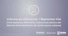 Informe de Afectación / Replanteo Vial