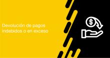 El usuario puede solicitar a la ANT la devolución de pagos indebidos o en exceso