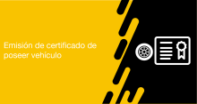 El usuario puede solicitar a la ANT la emisión del certificado de poseer vehículo