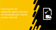 El usuario requirente puede solicitar en la ANT la concesión de autorización del transporte por cuenta propia nacional a personas naturales o jurídicas
