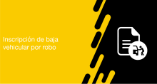 El usuario puede solicitar a la ANT la inscripción de baja vehicular por robo