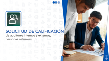Solicitud de calificación de auditores internos y externos, personas naturales