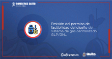 Emisión del permiso de factibilidad del diseño del sistema de gas centralizado GLP/GNL