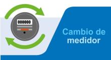 Cambio o reubicación de medidor