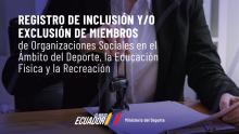 registro o inclusión