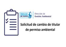 Solicitud de cambio de titular de permiso ambiental