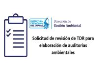 Solicitud de revisión de TDR para elaboración de auditorias ambientales