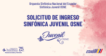 Solicitud de ingreso Sinfónica Juvenil OSNE
