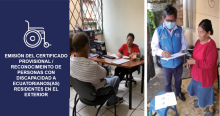Emisión del certifiado provisional reconocimiento de personas con discapacidad a ecuatorianos