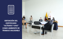 Obtención del certificado "Actívate y Vive"