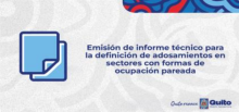 Informe técnico de permiso de adosamiento