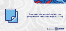 Emisión de autorización de propiedad horizontal LMU-20