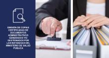 Emisión de copias certificadas