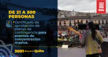 Emisión del certificado de aprobación de planes de contingencia para eventos de concentración masiva de aforo menor a 21 personas