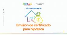 Certificado para hipoteca