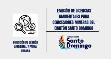 LICENCIAS AMBIENTALES PARA CONCESIONES MINERAS