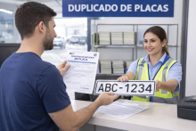 DUPLICADO DE PLACA POR PERDIDA