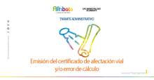 Certificado de afectación vial y/o error de cálculo
