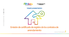 Certificado de registro de los contratos de arrendamiento