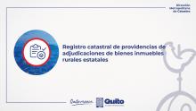 Registro catastral de adjudicaciones de bienes inmuebles rurales estatales