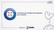 Creación de predios municipales por omisión