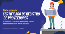 Registro de proveedores de servicios catastrales y valoración masiva de bienes inmuebles a nivel nacional