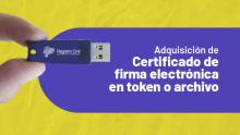 Emisión de certificado digital de firma electrónica