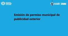 Emisión de permiso municipal de publicidad exterior