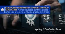 Ejecución de la devolución voluntaria o por acuerdo mutuo del título habilitante de una Entidad de Certificación de Información y Servicios